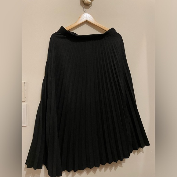 Zara Elegant Black Pleated Skirt - Picture 3 of 3